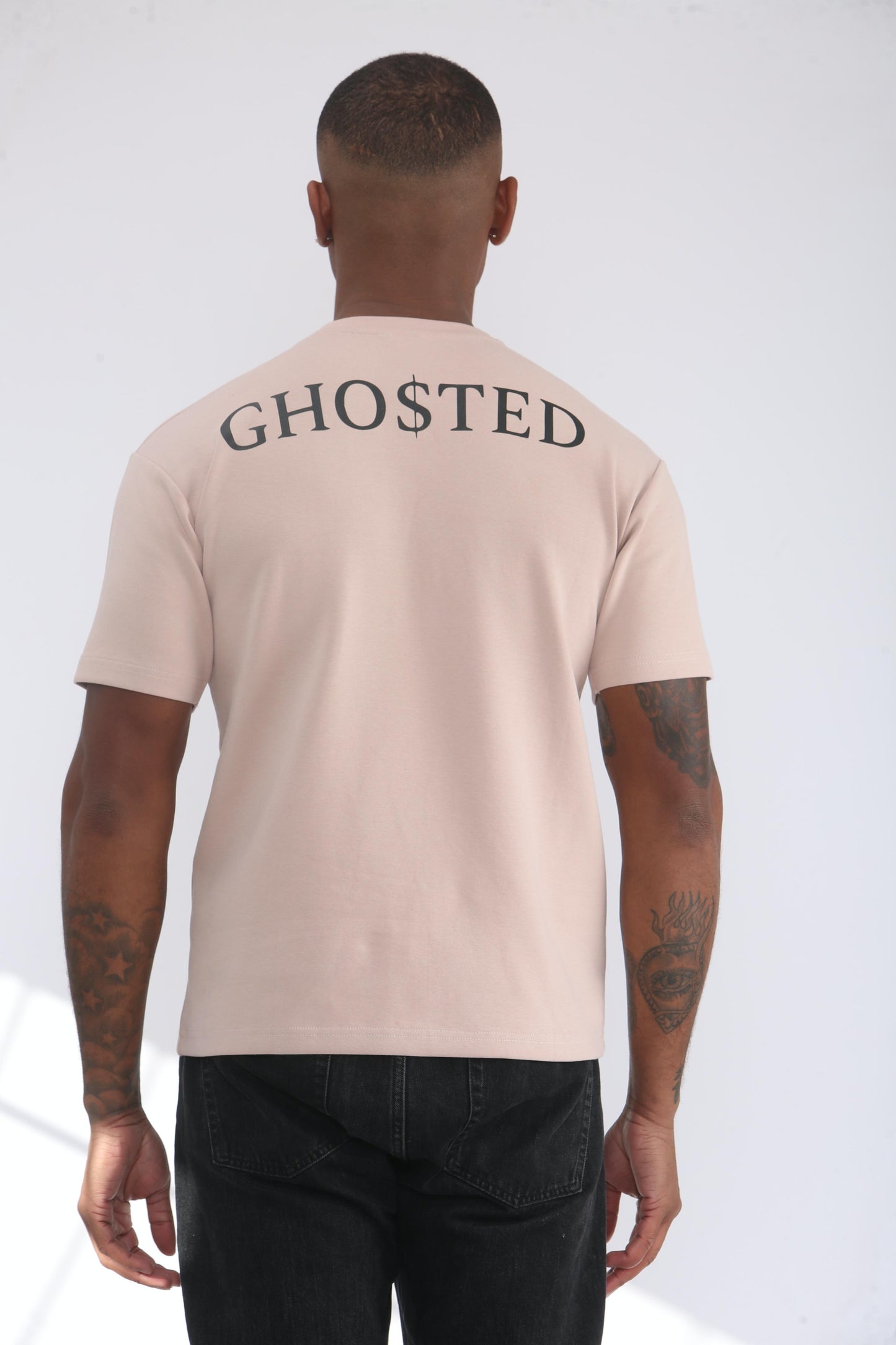 Ghosted - Short Sleeve Premium T Shirt - Pink