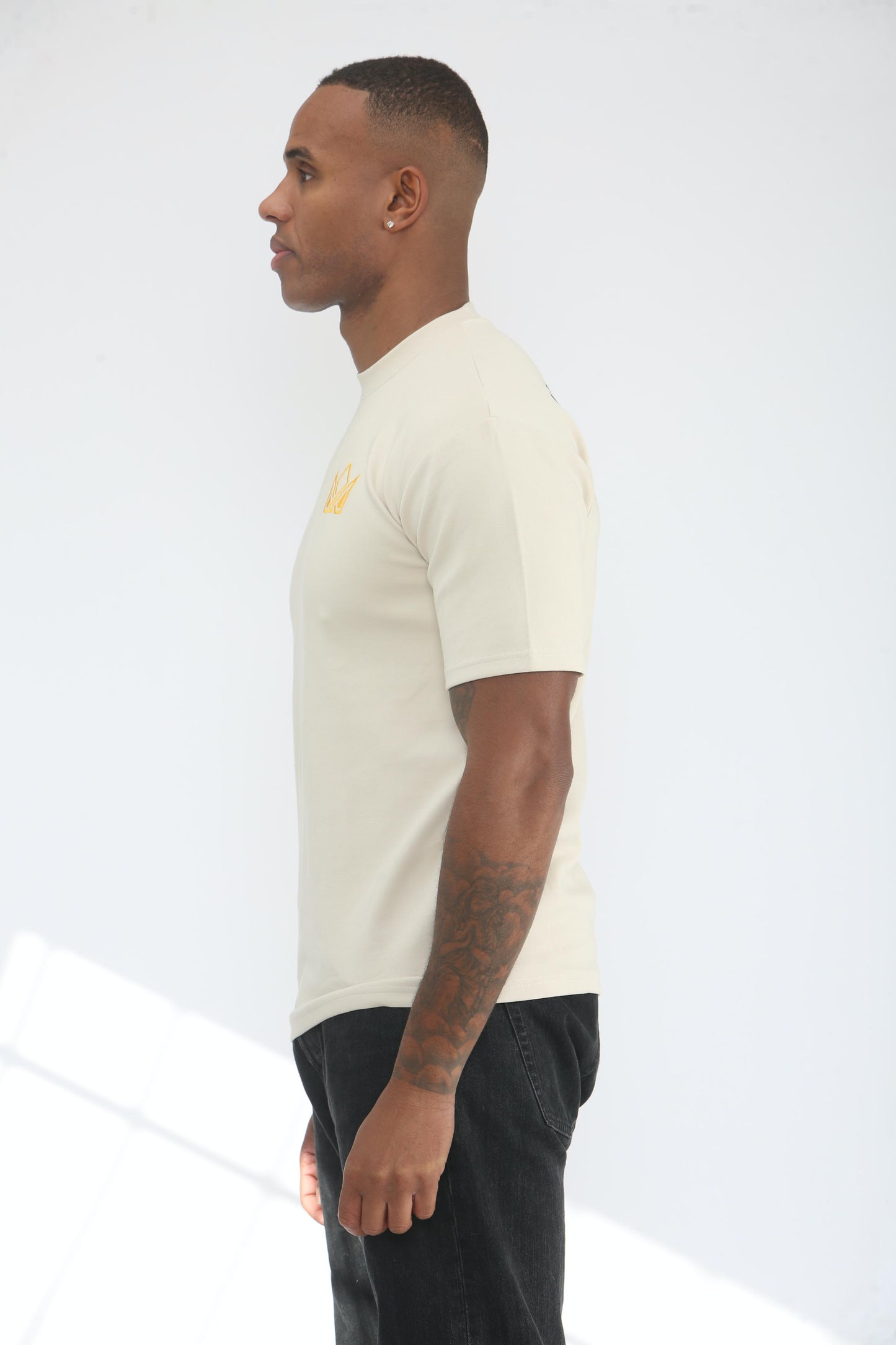 Ghosted - Short Sleeve Premium T Shirt - Cream