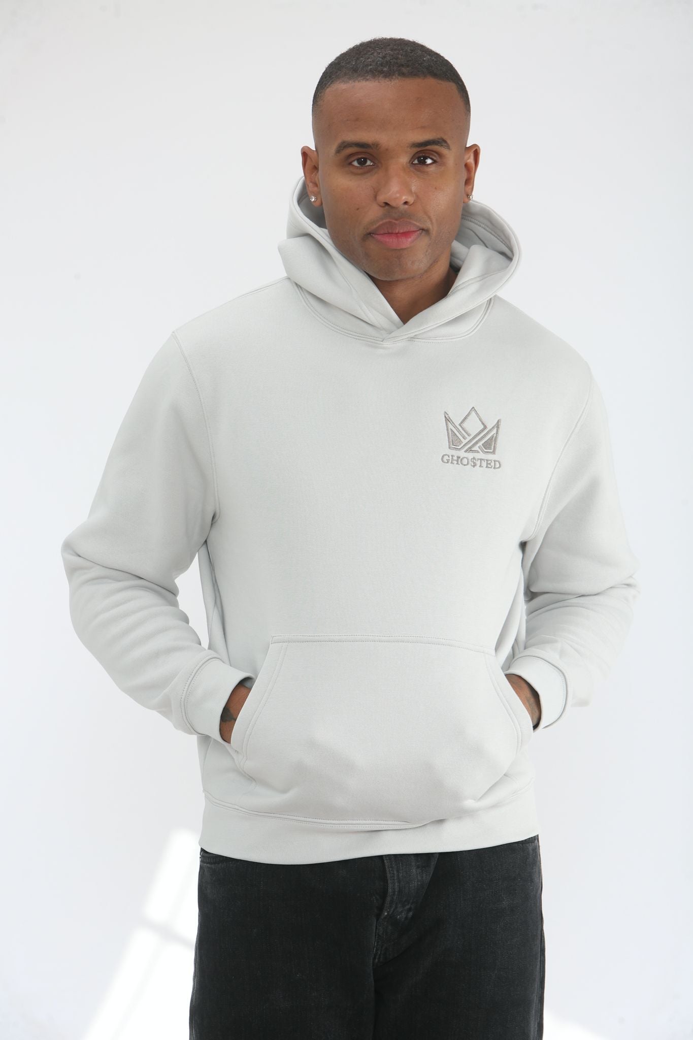 Ghosted - Men's - Grey Hoodie
