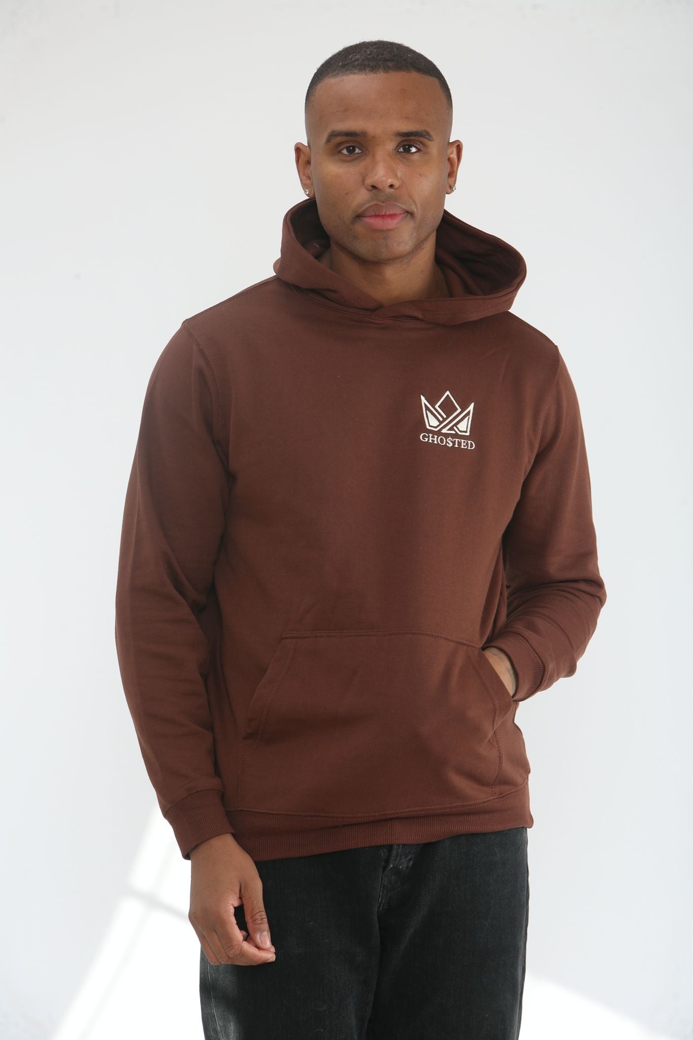 Ghosted - Men's - Chocolate Hoodie