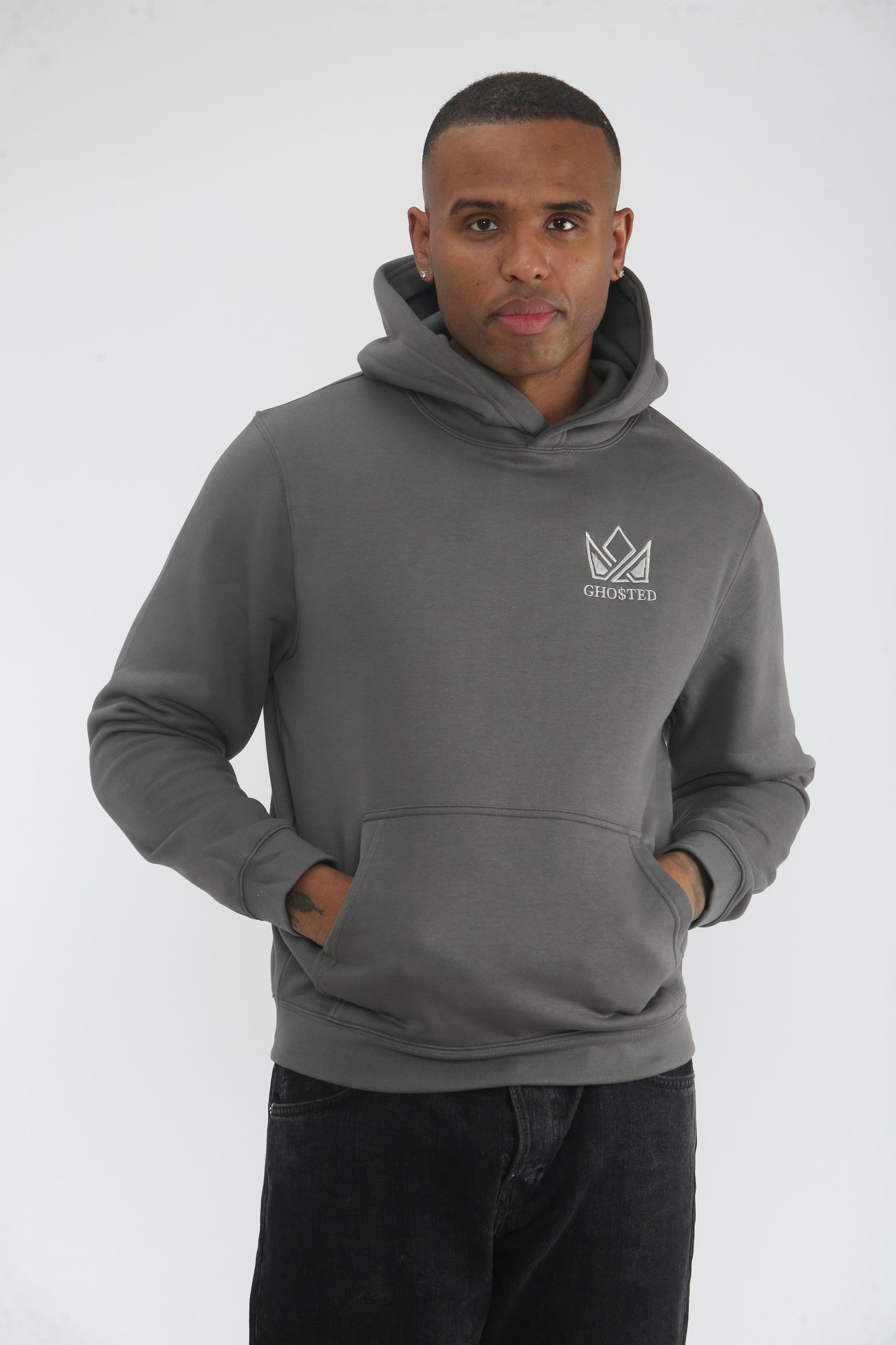 Ghosted - Men's - Charcoal Hoodie