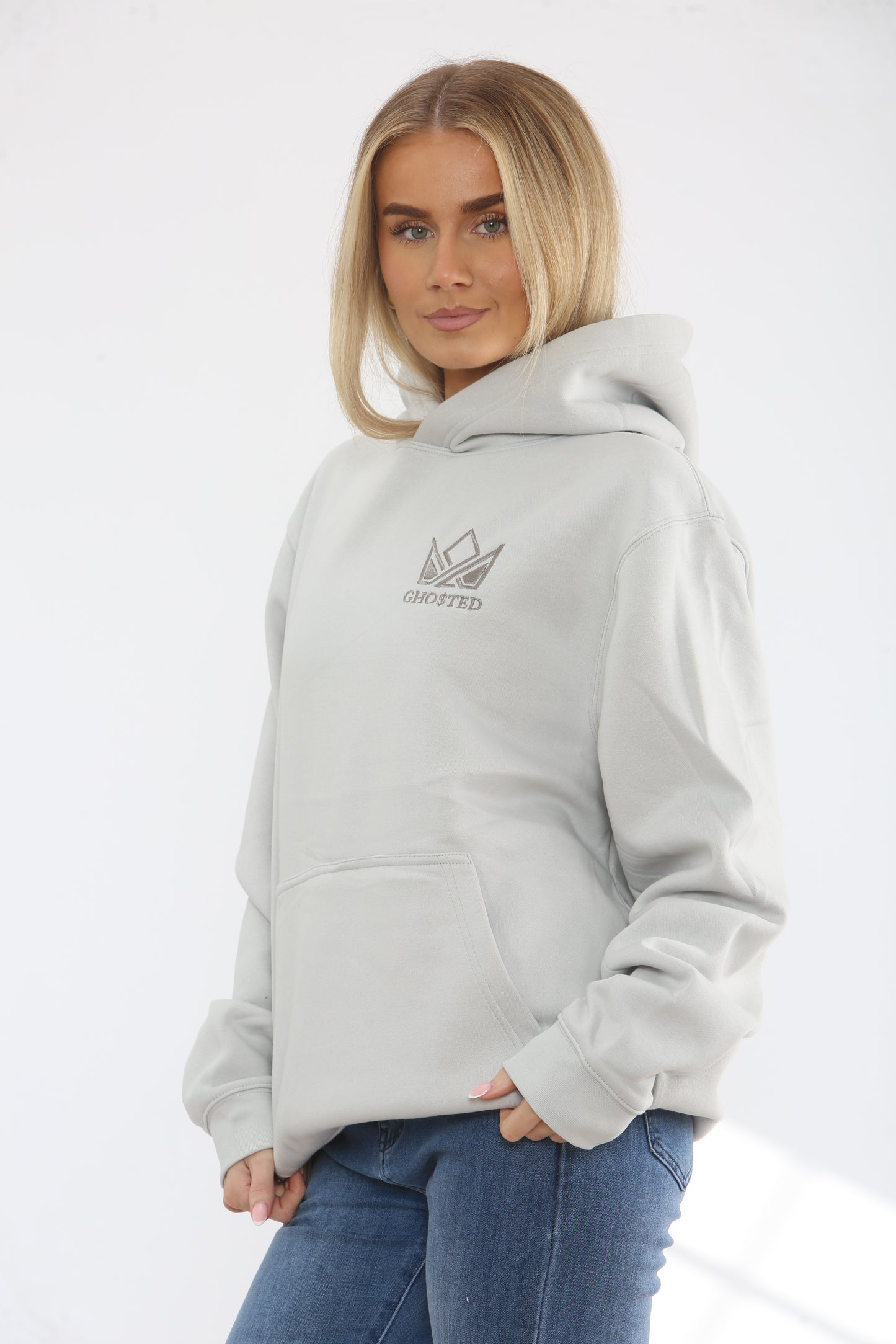 Ghosted - Women's - Grey Hoodie