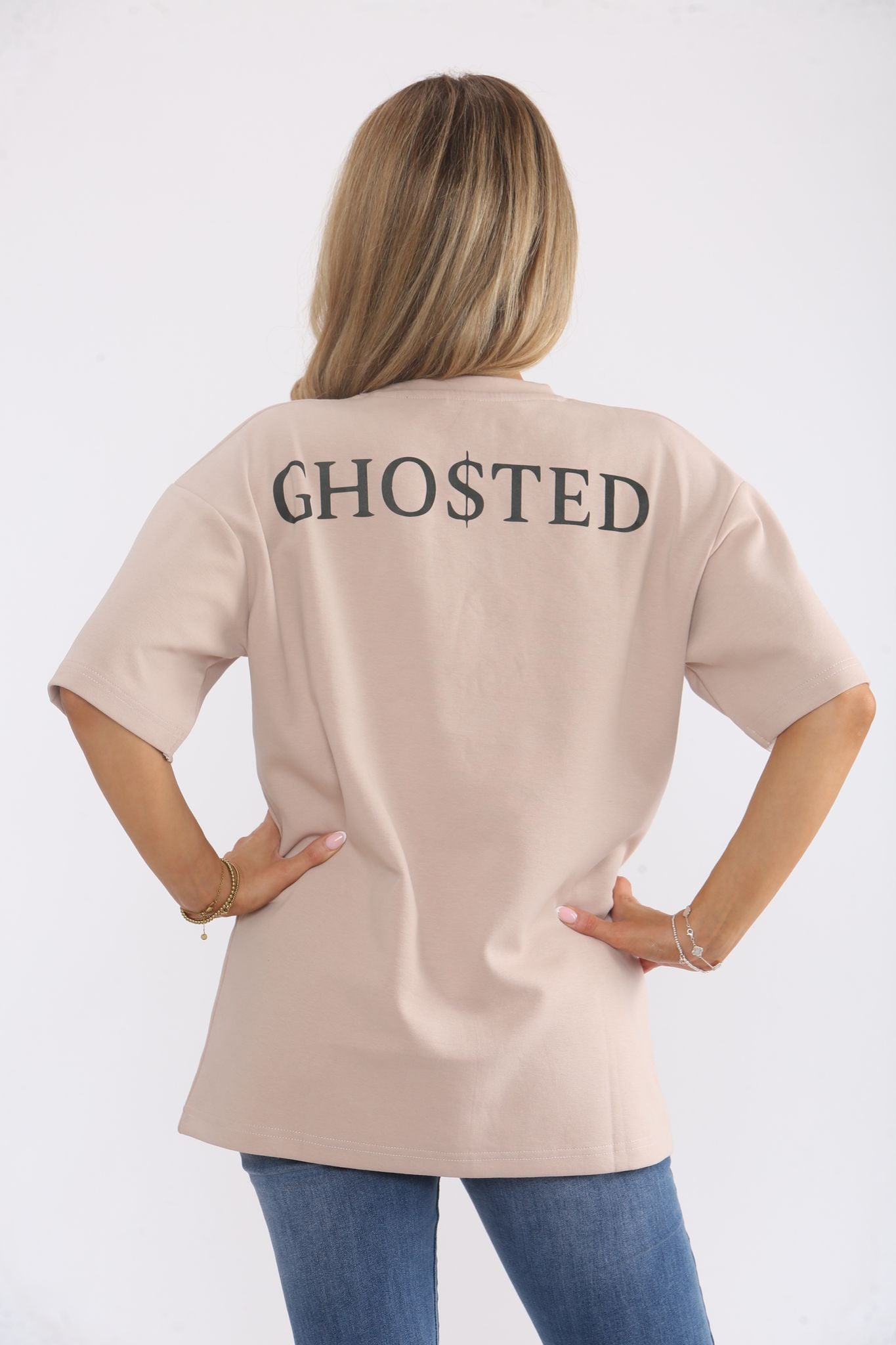 Ghosted - Short Sleeve Premium T Shirt - Pink